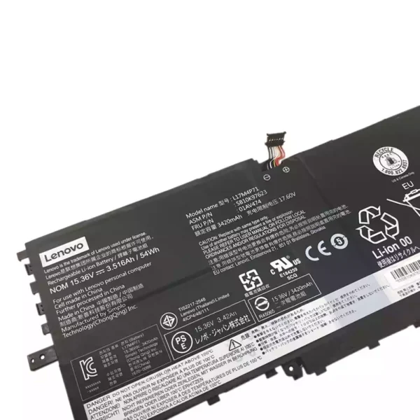 Baterai Laptop Original LENOVO ThinkPad X1 Yoga 2018 - Image 3