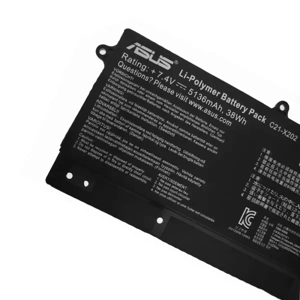 Baterai Laptop Original ASUS C21-X202 - Image 3