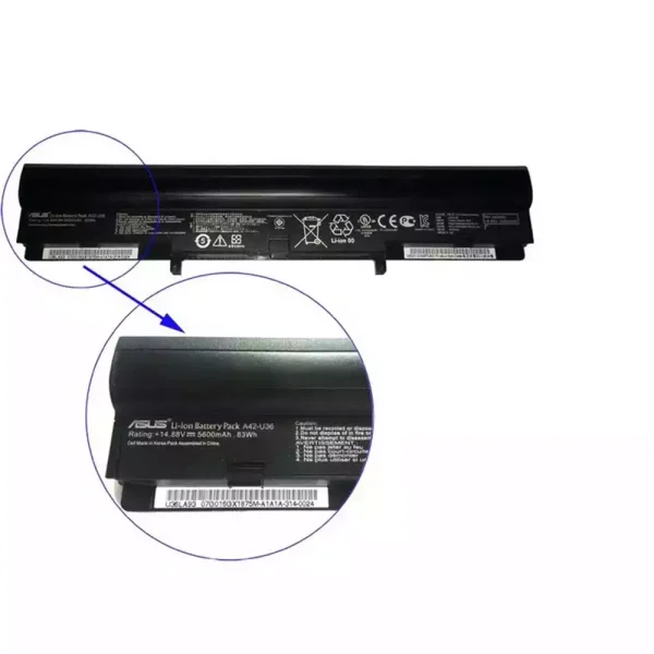 Baterai Laptop Original ASUS A42-U36,A41-U36,A32-U36