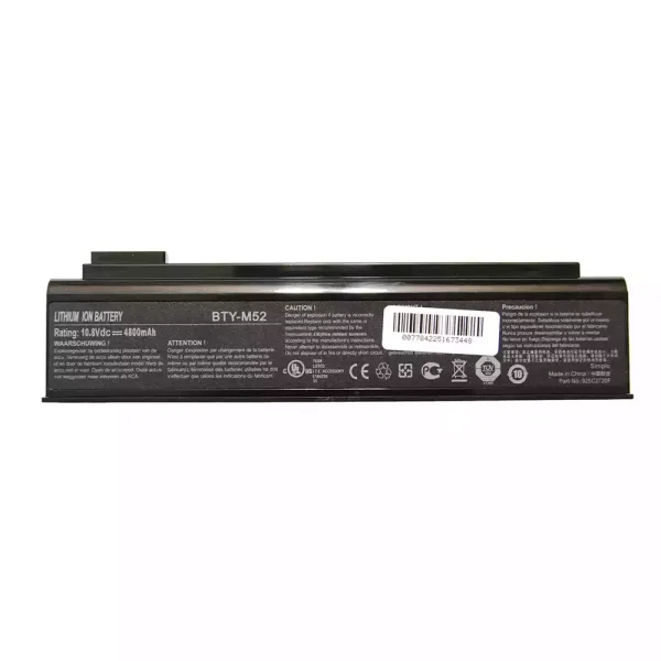 Baterai Laptop Original MSI Megabook L710,Megabook L720,Megabook L740,Megabook L745,MEDION SIM 2070