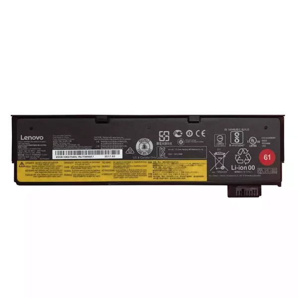 Baterai Laptop Original LENOVO T570,T580