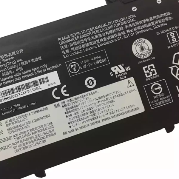 Baterai Laptop Original LENOVO L17M3P72 - Image 4