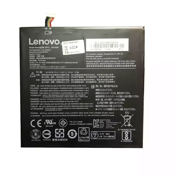 Baterai Laptop Original LENOVO 0813008