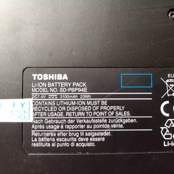 Baterai Laptop Original TOSHIBA SD-PBP94E - Image 3