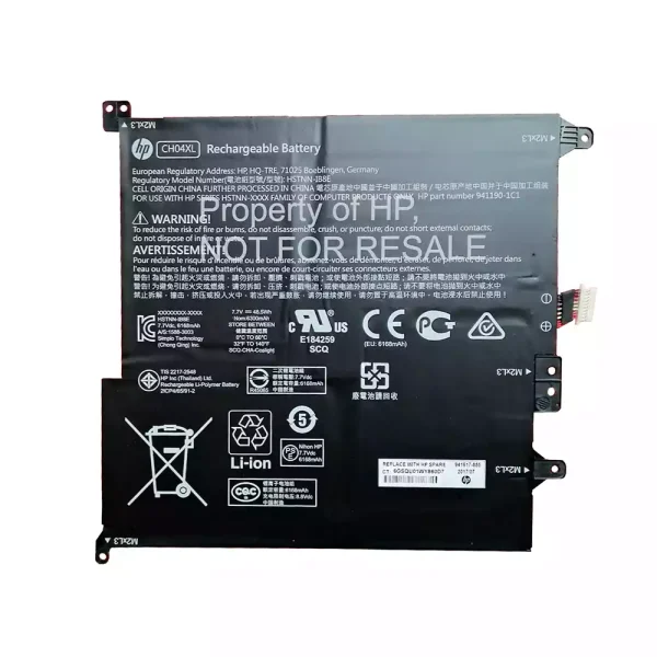 Baterai Laptop Original HP HSTNN-IB8E,941617-855,941190-1C1