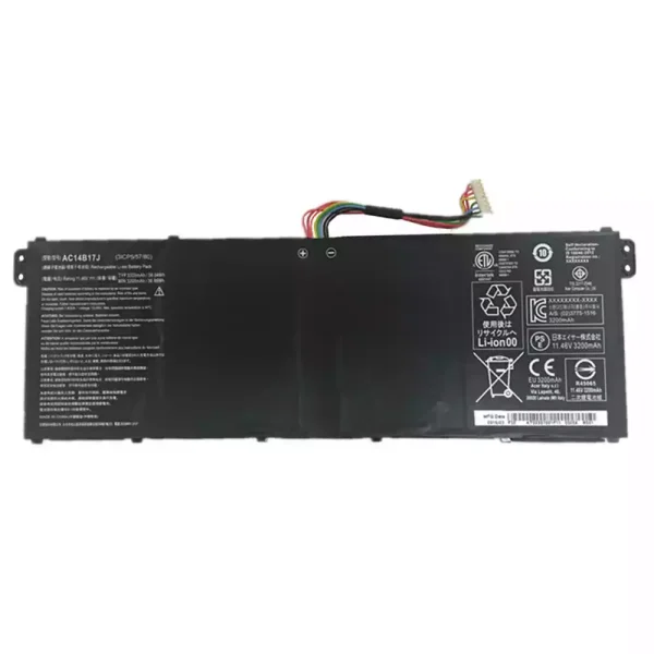 Baterai Laptop Original ACER AC14B17J