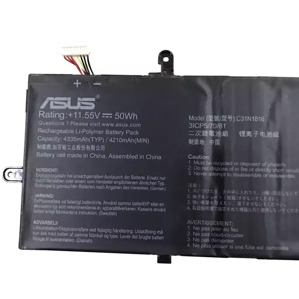 Baterai Laptop Original ASUS C31N1816 - Image 3