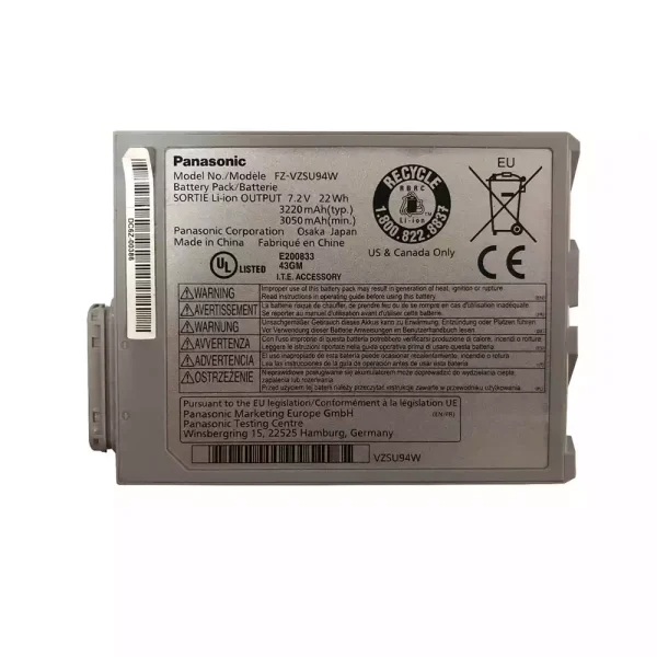 Baterai Laptop Original PANASONIC Toughpad FZ-B2,Toughpad FZ-M1