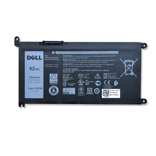 Baterai Laptop Original DELL Inspiron 14 3400 5488 5480 5482 5485 5493 5584 5593