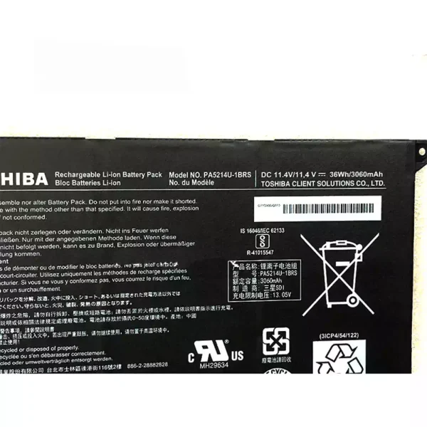 Baterai Laptop Original TOSHIBA Portege WT20-B, Portege Z20T-B, Portege Z20T-C - Image 3