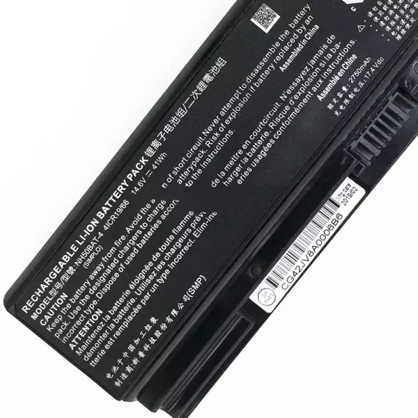 Baterai Laptop Original Clevo NH50ED,NH50RD,NH57RA,NH57RH,6-87-NH50S - Image 3