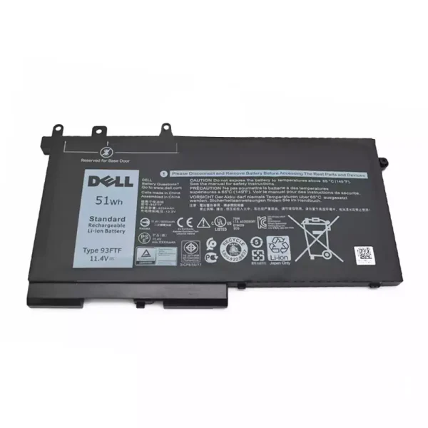 Baterai Laptop Original DELL 93FTF