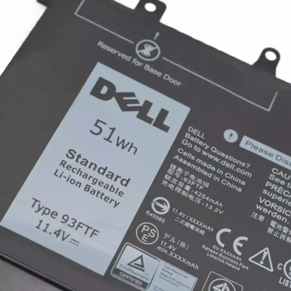 Baterai Laptop Original DELL 93FTF - Image 3