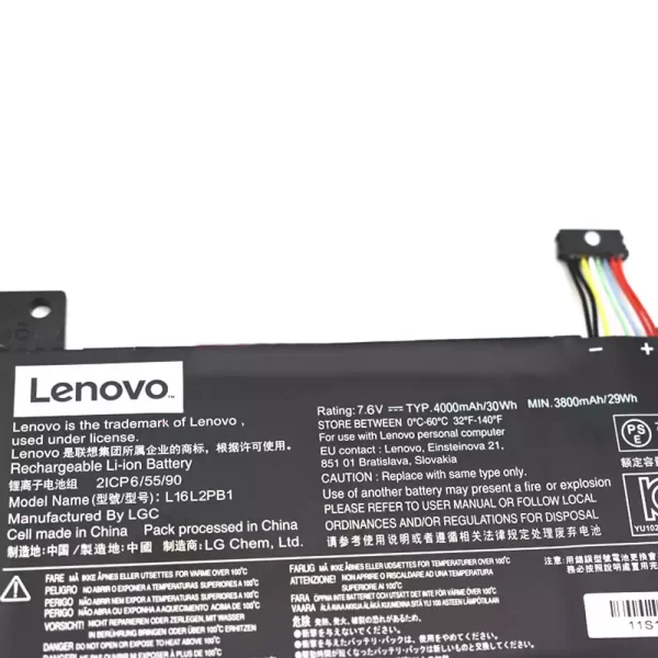 Baterai Laptop Original LENOVO L16L2PB1,L16C2PB2 - Image 3