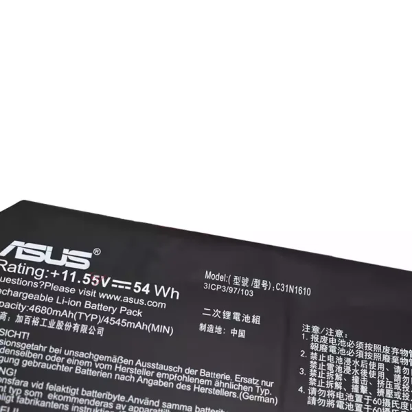 Baterai Laptop Original ASUS C31N1610 - Image 3