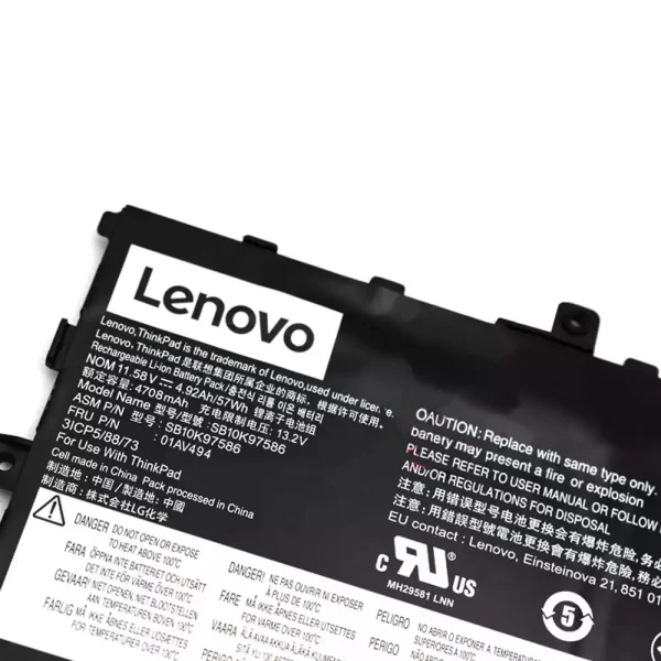 Baterai Laptop Original LENOVO ThinkPad X1 Carbon 2017 2018,ThinkPad X1 Carbon 5th 6th - Image 3