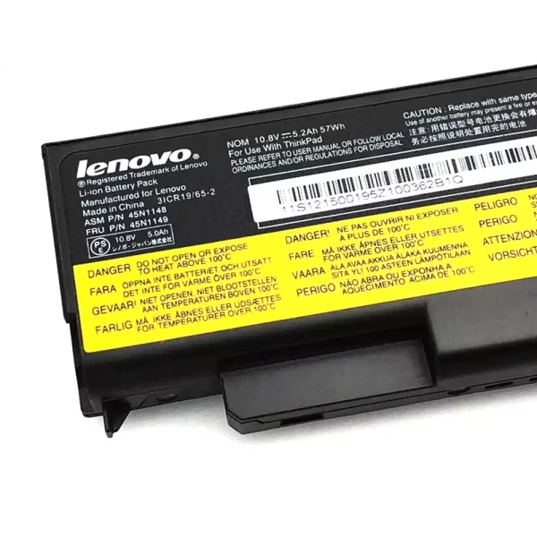 Baterai Laptop Original LENOVO 45N1148,45N1149 - Image 3