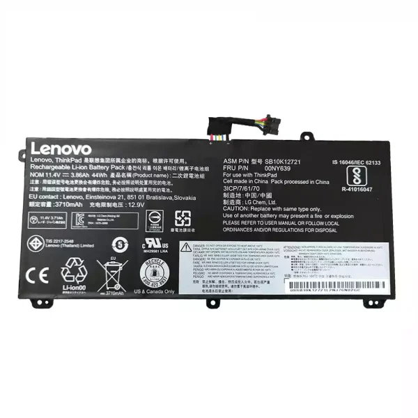 Baterai Laptop Original Lenovo ThinkPad P50S