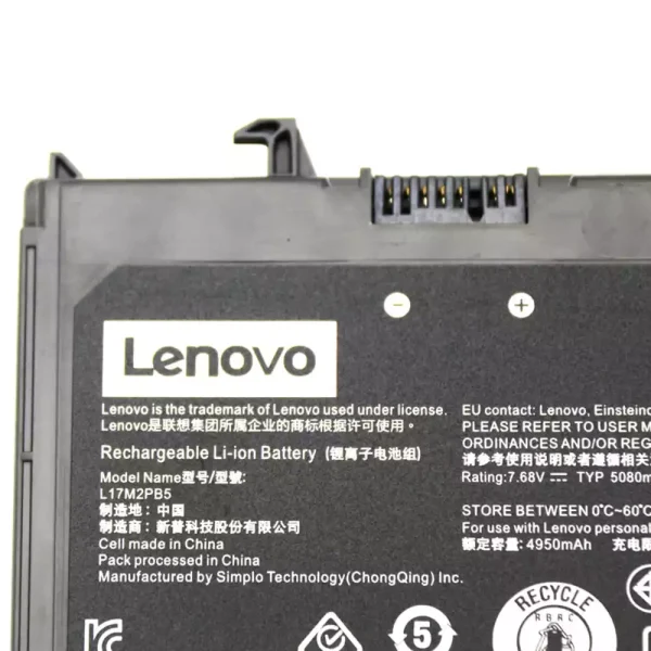 Baterai Laptop Original LENOVO L17M2PB5 - Image 3