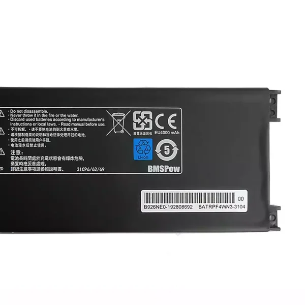 Baterai Laptop Original PF4WN-03-17-3S1P-0 - Image 4