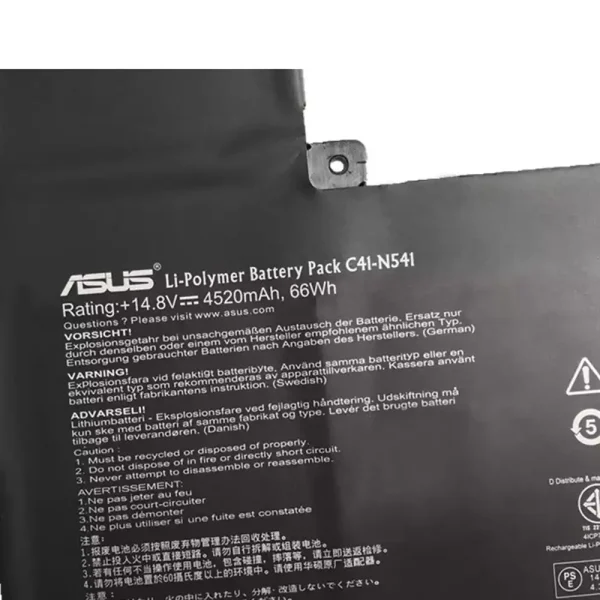 Baterai Laptop Original ASUS C41-N541 - Image 3