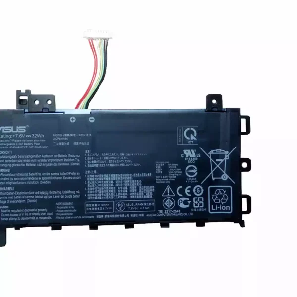 Baterai Laptop Original ASUS B21N1818 2ICP6/61/80 - Image 4