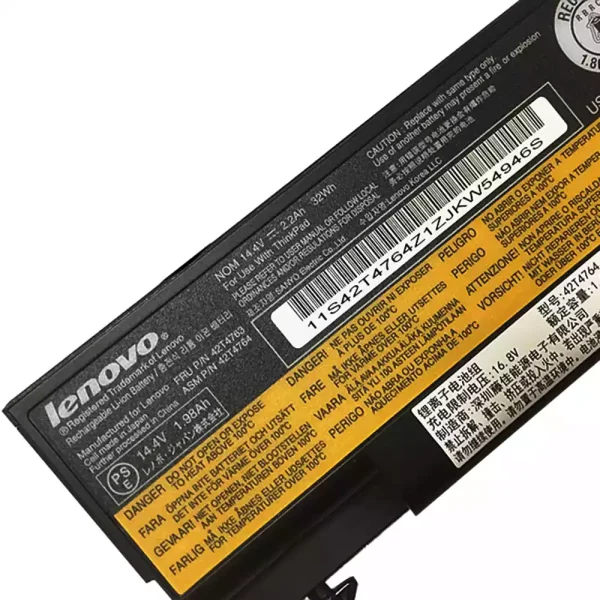 Baterai Laptop Original LENOVO 42T4763,42T4764 - Image 3