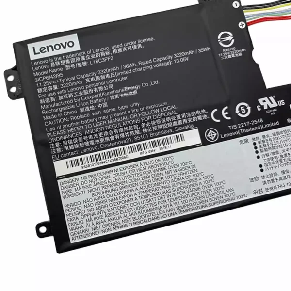 Baterai Laptop Original LENOVO L18C3PF2,L18D3PF1 - Image 3