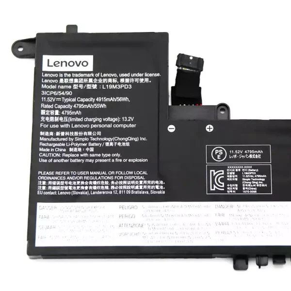 Baterai Laptop Original LENOVO XiaoXin pro 13 2019 2020 - Image 3