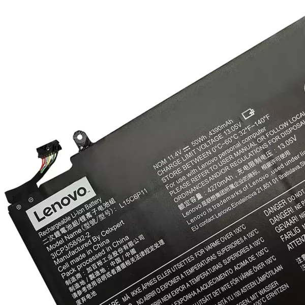 Baterai Laptop Original LENOVO L15C6P11 L15M6P11 - Image 3