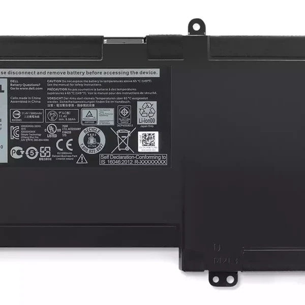 Baterai Laptop Original DELL Chromebook 13 7310 - Image 4