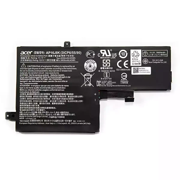 Baterai Laptop Original ACER AP16J5K,AP16J8K