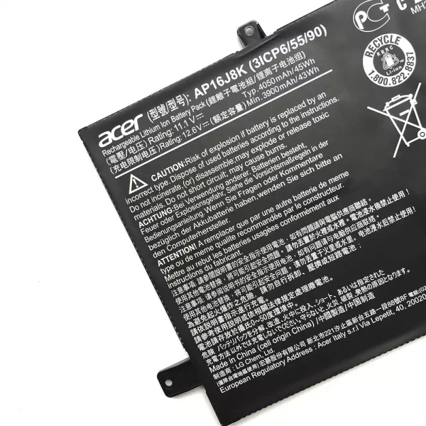 Baterai Laptop Original ACER AP16J5K,AP16J8K - Image 3