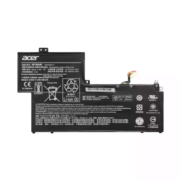 Baterai Laptop Original ACER AP16A4K