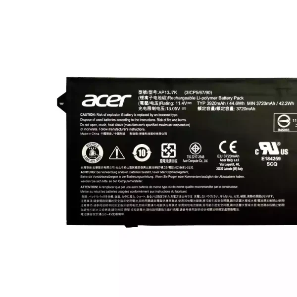 Baterai Laptop Original Acer AP13J7K - Image 3