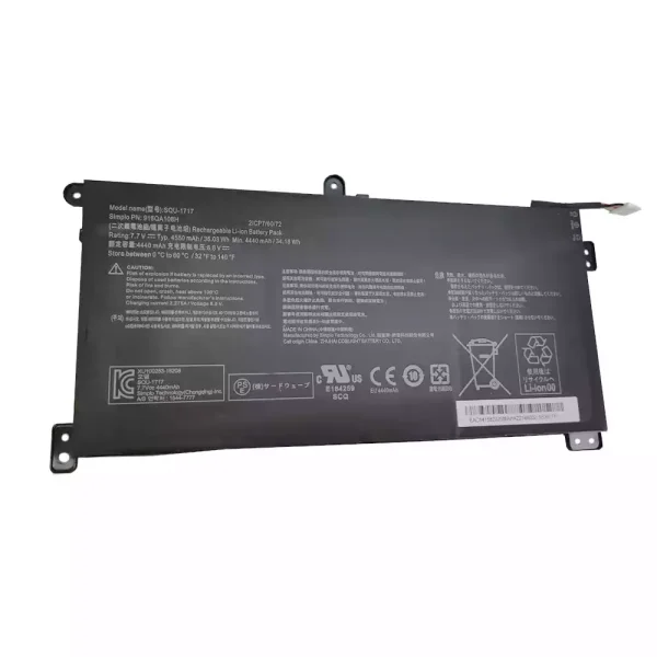 Baterai Laptop Original Hasee SIMPLO SQU-1717,916QA108H