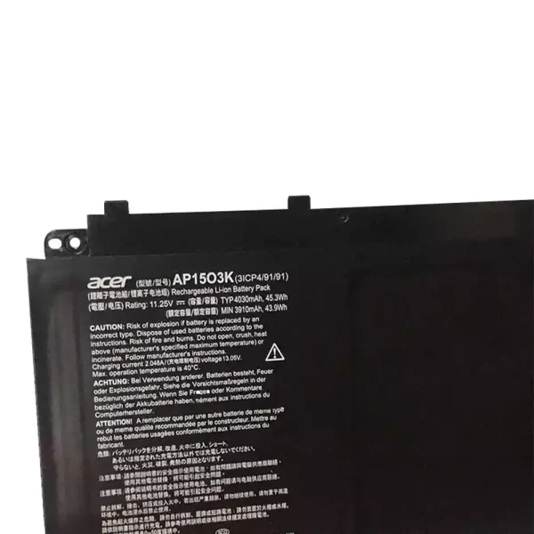 Baterai Laptop Original Acer AP15O3K AP1503K - Image 3