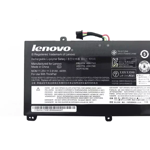 Baterai Laptop Original LENOVO 45N1740 45N1741 - Image 3