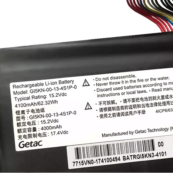 Baterai Laptop Original HASEE GI5KN-00-13-4S1P-0 - Image 3