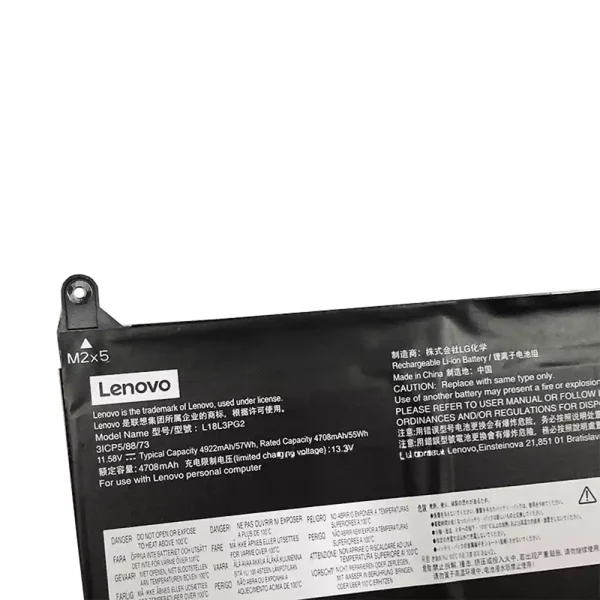 Baterai Laptop Original LENOVO L18M3PG2 L18L3PG2 - Image 3