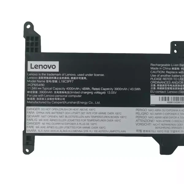 Baterai Laptop Original LENOVO L19C3PF7 - Image 3