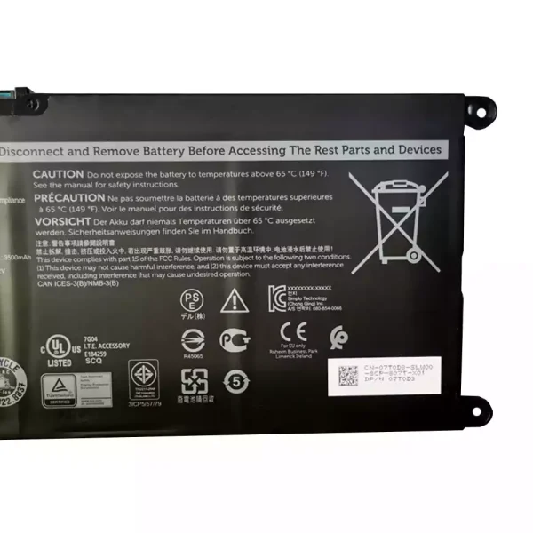 Baterai Laptop Original DELL Inspiron 5488,Inspiron 5493,Inspiron 5593 - Image 4