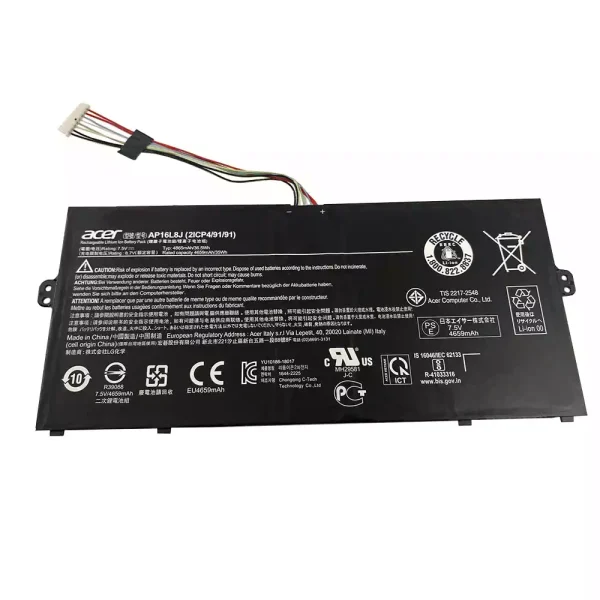 Baterai Laptop Original Acer AP16L8J