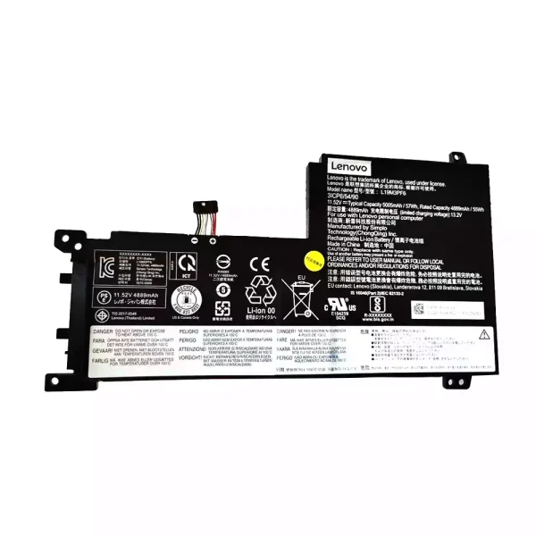 Baterai Laptop Original LENOVO L19L3PF2 L19M3PF6