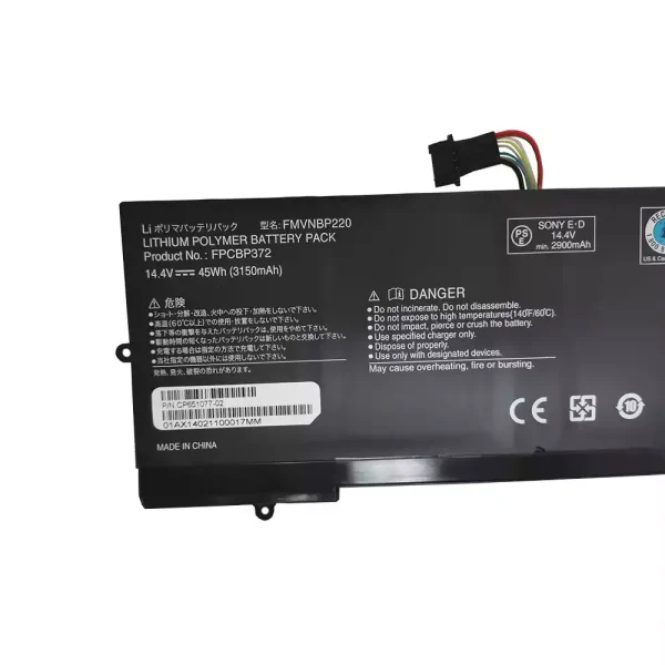 Baterai Laptop Original FUJITSU FMVNBP220 FPCBP372 FPB0281 - Image 3