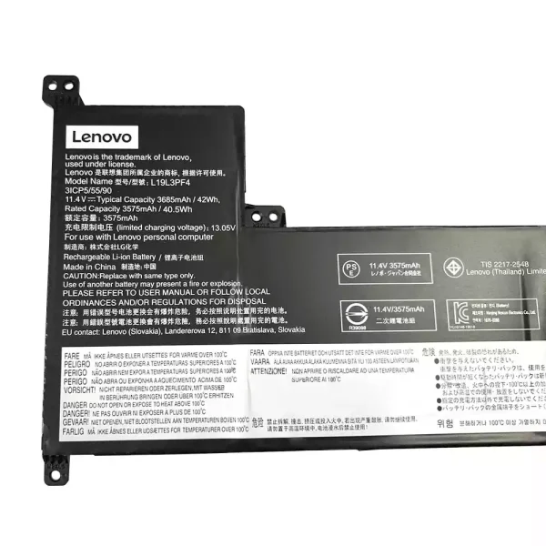 Baterai Laptop Original LENOVO SB10W89837,5B10W89839 - Image 3