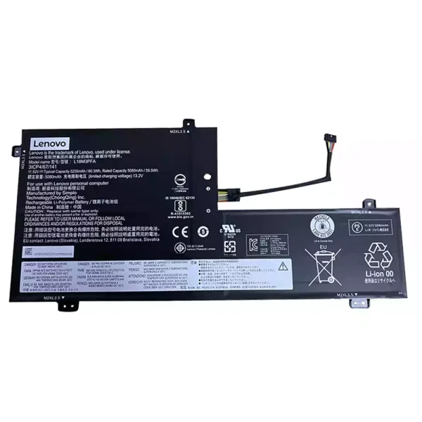 Baterai Laptop Original LENOVO Yoga C740-15IML