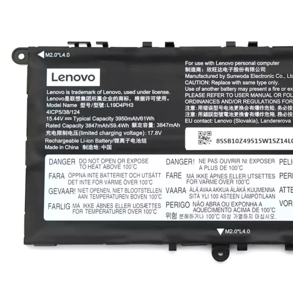 Baterai Laptop Original LENOVO Yoga 14sIHU 14sITL 14s 2021,Slim 7 Pro 14ITL5 - Image 3