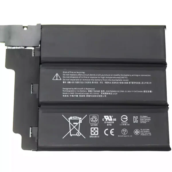 Baterai Laptop Original Microsoft G3HTA040H G3HTA041H - Image 3