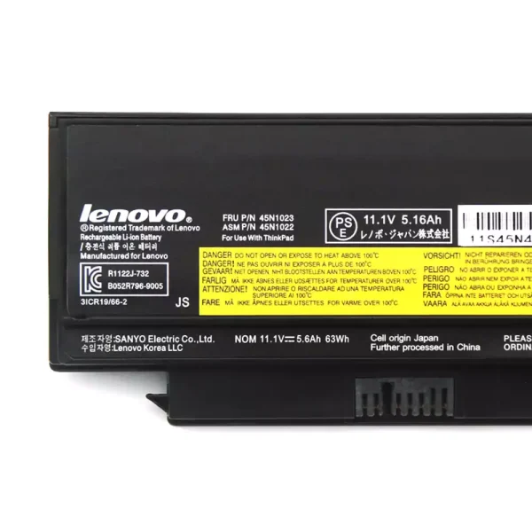 Baterai Laptop Original LENOVO 45N1022 45N1023 45N1024 45N1025 - Image 3